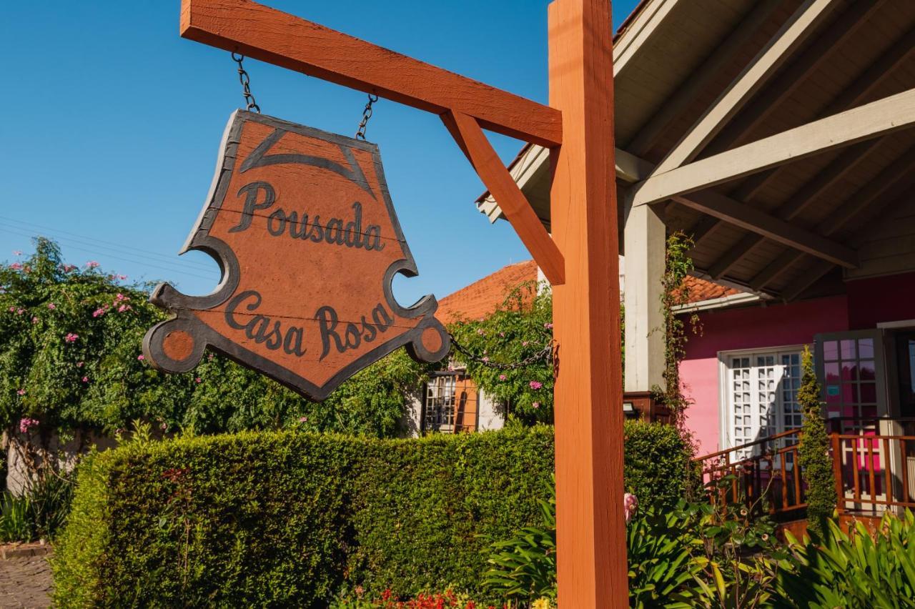Pousada Casa Rosa Канела Экстерьер фото